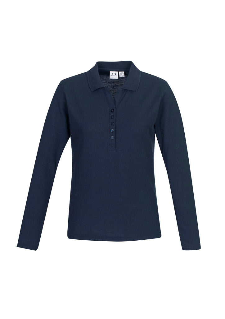 P400LL- Crew Ladies L/S Polo