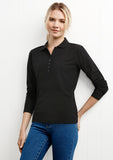 P400LL- Crew Ladies L/S Polo