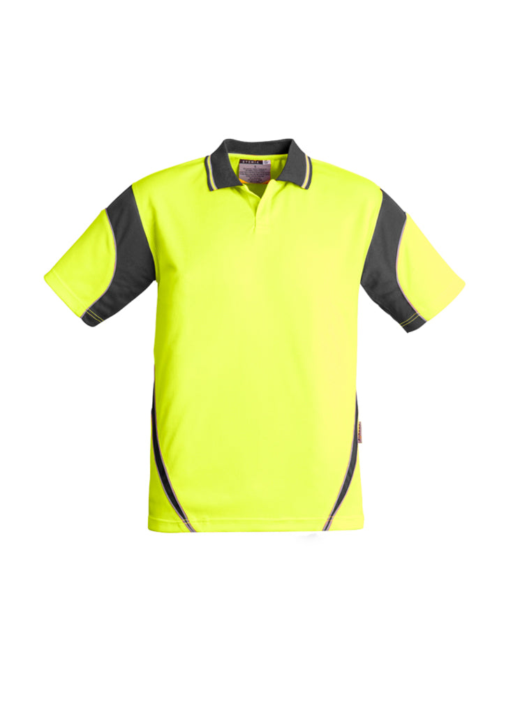 ZH248- Mens Hi Vis Aztec Polo - Short Sleeve