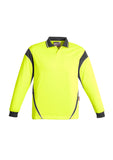ZH249- Mens Hi Vis Aztec Polo - Long Sleeve