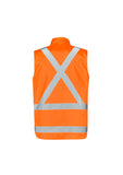 Syzmik- ZJ616 Unisex Hi Vis 2 in 1 X Back Soft Shell Jacket