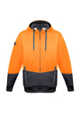 ZT478- Unisex Hi Vis Textured Jacquard Full Zip Hoodie