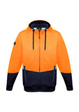 ZT478- Unisex Hi Vis Textured Jacquard Full Zip Hoodie