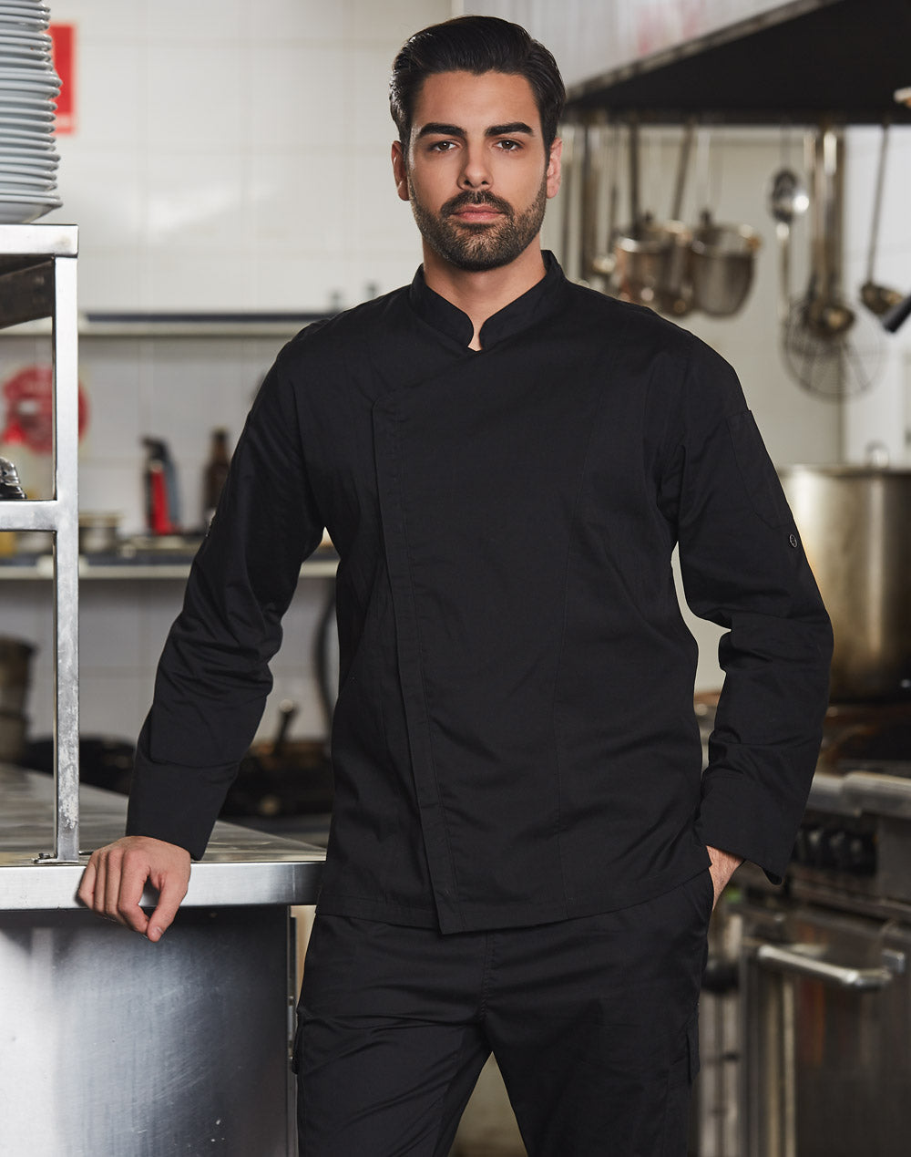 [CJ03] Men's Functional Chef Jacket