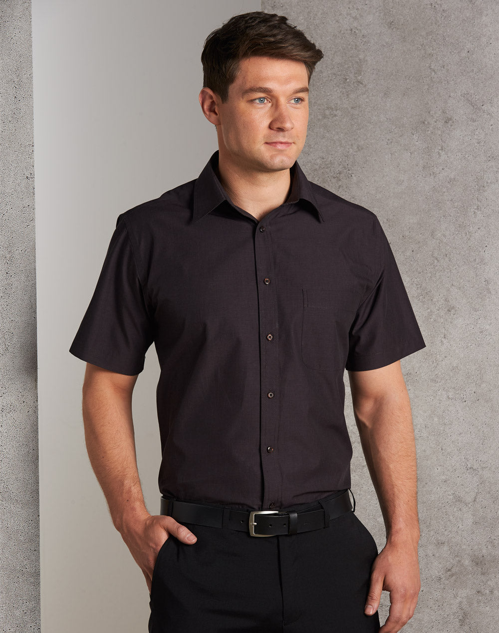 [M7001] Men's Nano Tech Short Sleeve Shirt