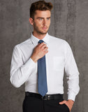 [M7112] Men's Mini Herringbone Long Sleeve Shirt