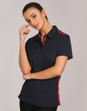 [PS84] Ladies' Ultra Dry Short Sleeve Contrast Polo