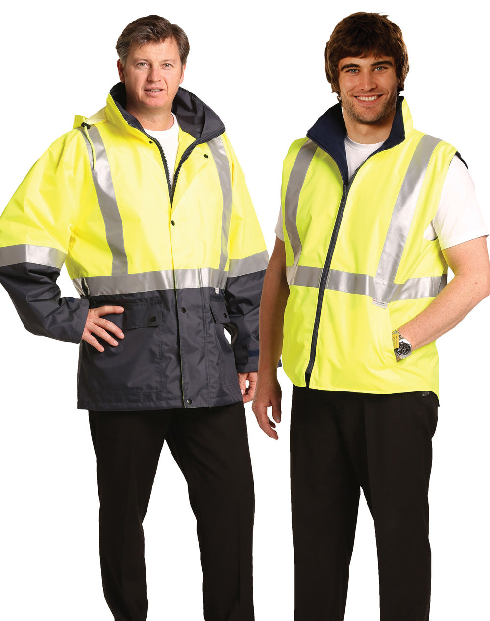 [SW20A] Hi-Vis Three in One Safety Jacket with 3M Tapes