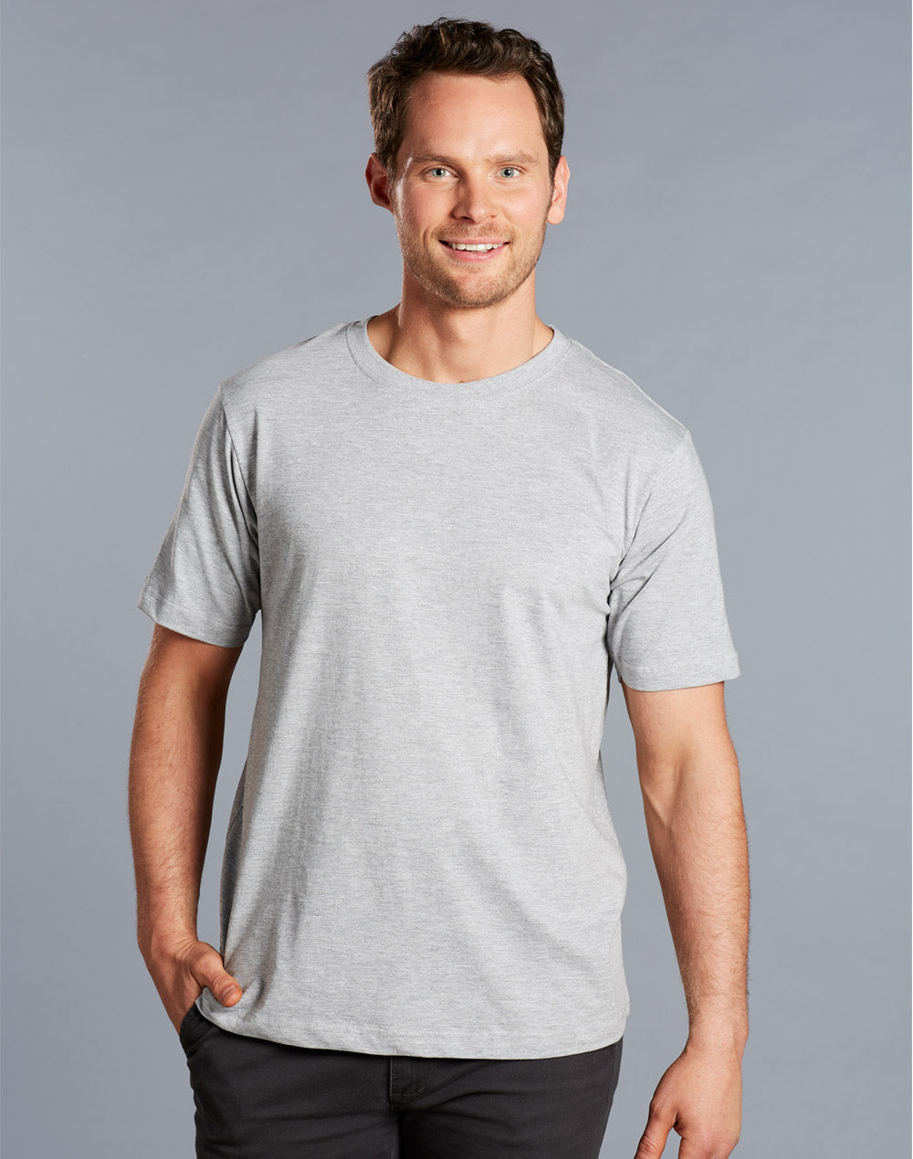 [TS37] Men's Cotton Semi Fitted Tee